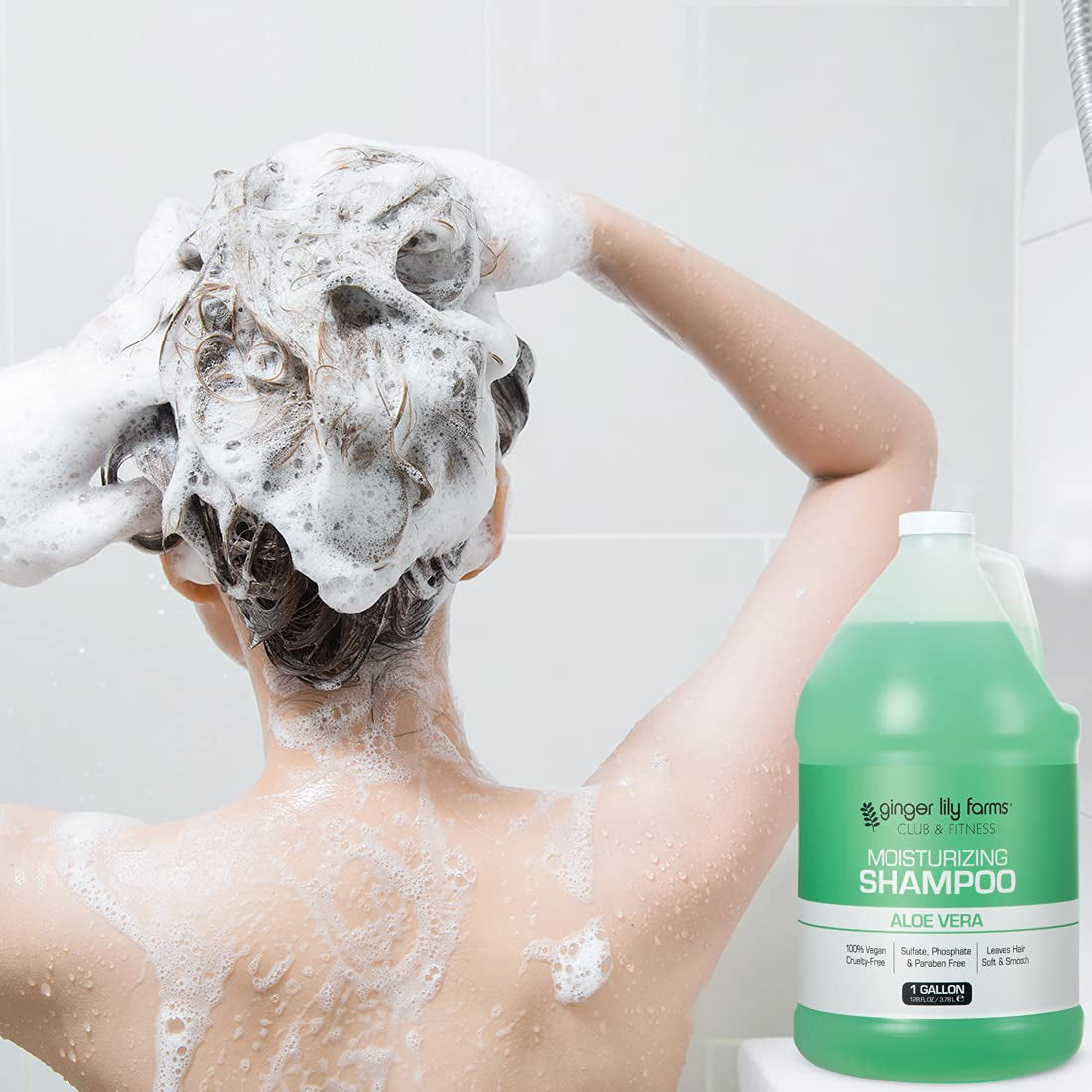 Club & Fitness Shampoo, 128Oz, Aloe Vera