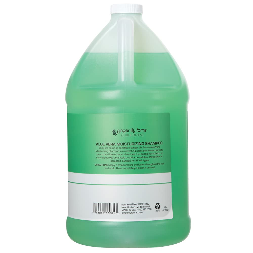 Club & Fitness Shampoo, 128Oz, Aloe Vera